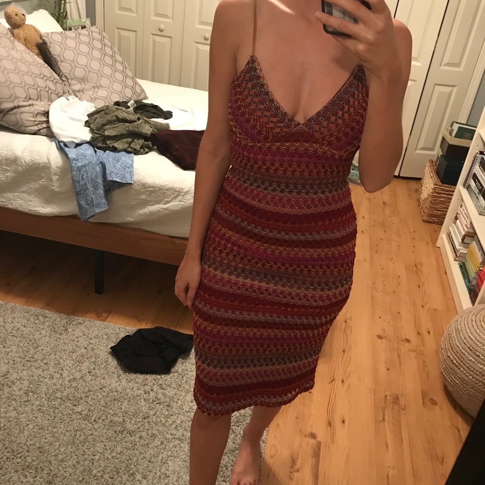 Vintage Crochet midi Dress